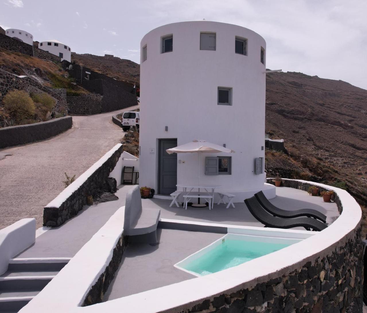 Villa Anemos Windmill Vourvoúlos Esterno foto